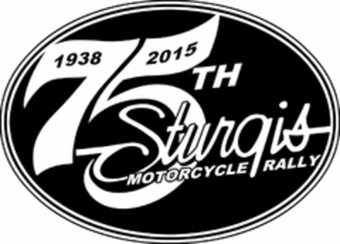 75TH STURGIS MOTORCYCLE RALLY 1938 2015 Logo (USPTO, 22.05.2014)