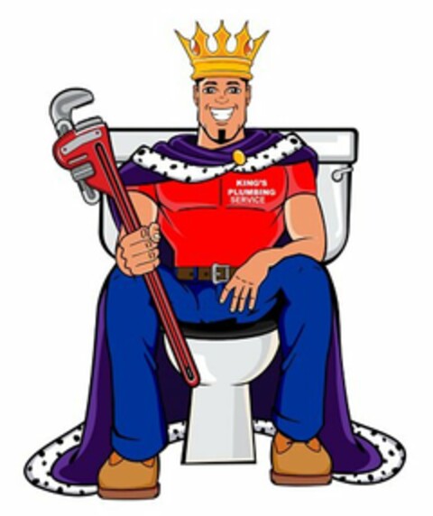 KING'S PLUMBING SERVICE Logo (USPTO, 23.05.2015)