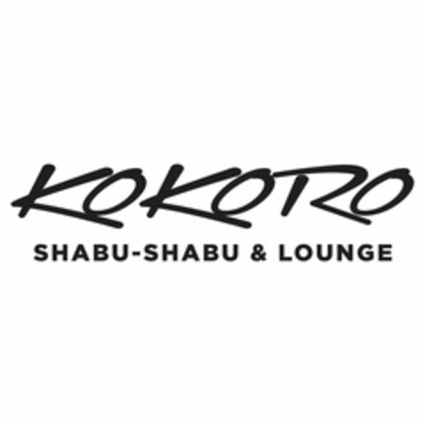 KOKORO SHABU-SHABU & LOUNGE Logo (USPTO, 04.06.2015)