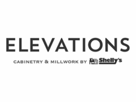 ELEVATIONS CABINETRY & MILLWORK BY SHELLY'S Logo (USPTO, 25.04.2016)