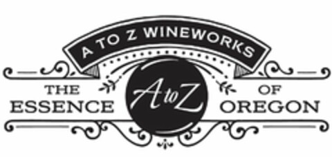 A TO Z WINEWORKS THE ESSENCE OF OREGON A TO Z Logo (USPTO, 05/06/2016)