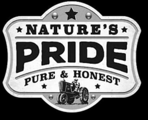 NATURE'S PRIDE PURE & HONEST Logo (USPTO, 29.08.2017)