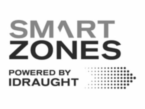 SMART ZONES POWERED BY IDRAUGHT Logo (USPTO, 09/14/2017)