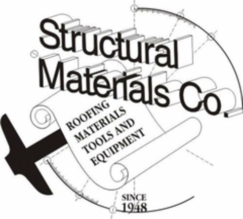 STRUCTURAL MATERIALS CO. ROOFING MATERIALS TOOLS AND EQUIPMENT SINCE 1948 Logo (USPTO, 09/22/2017)