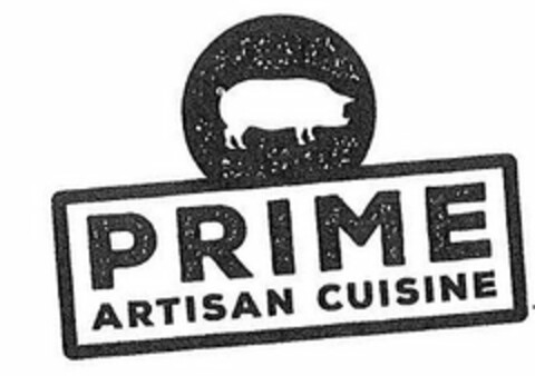 PRIME ARTISAN CUISINE Logo (USPTO, 06.10.2017)