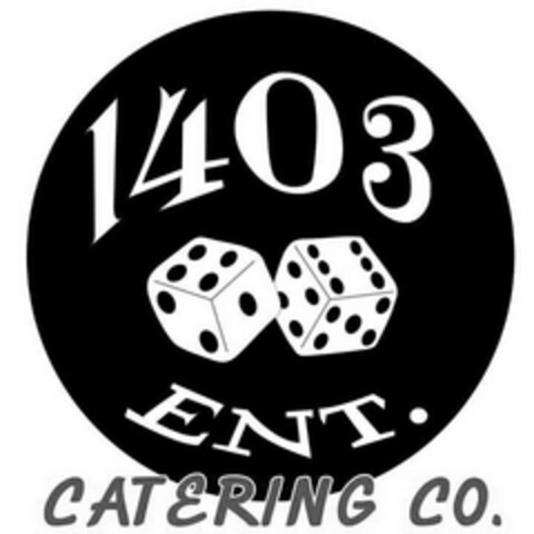 1403 ENT. CATERING CO. Logo (USPTO, 05/11/2018)