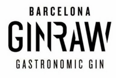 BARCELONA GINRAW GASTRONOMIC GIN Logo (USPTO, 22.06.2018)