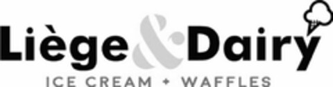 LIÈGE & DAIRY ICE CREAM + WAFFLES Logo (USPTO, 09.07.2018)