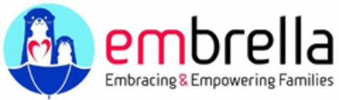 EMBRELLA EMBRACING & EMPOWERING FAMILIES Logo (USPTO, 21.12.2018)