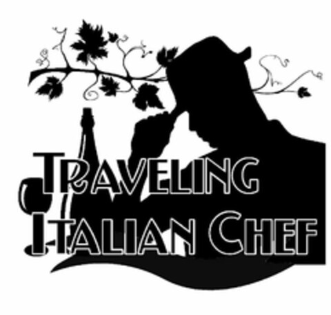 TRAVELING ITALIAN CHEF Logo (USPTO, 02/08/2019)