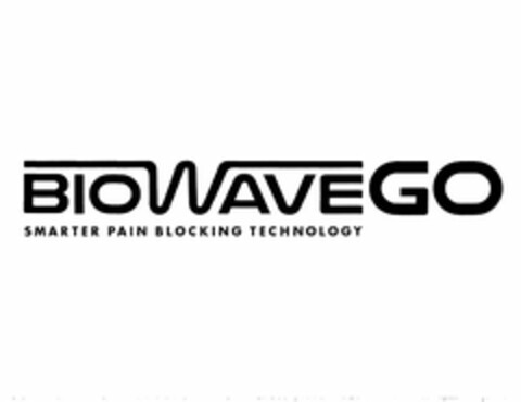 BIOWAVEGO SMARTER PAIN BLOCKING TECHNOLOGY Logo (USPTO, 03/21/2019)