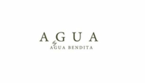 AGUA BY AGUA BENDITA Logo (USPTO, 25.03.2019)