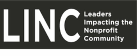 LINC LEADERS IMPACTING THE NONPROFIT COMMUNITY Logo (USPTO, 29.03.2019)