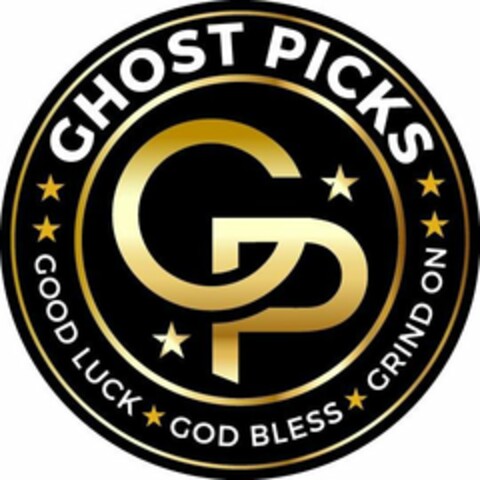 GP GHOST PICKS, GOOD LUCK, GOD BLESS, GRIND ON Logo (USPTO, 17.06.2019)