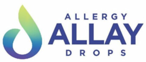 ALLERGY ALLAY DROPS Logo (USPTO, 29.10.2019)