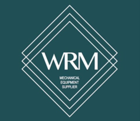 WRM MECHANICAL EQUIPMENT SUPPLIER Logo (USPTO, 15.04.2020)