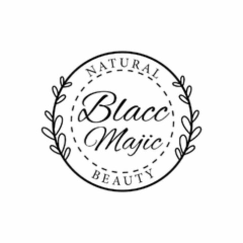 BLACC MAJIC NATURAL BEAUTY Logo (USPTO, 03.07.2020)