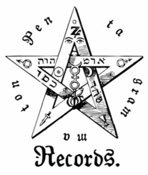PENTAGRAMMATON RECORDS. Logo (USPTO, 08/04/2020)