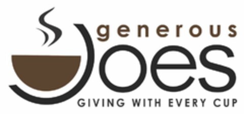 GENEROUS JOES GIVING WITH EVERY CUP Logo (USPTO, 02.09.2020)