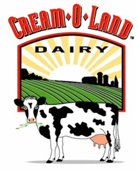 CREAM O LAND DAIRY Logo (USPTO, 27.05.2009)