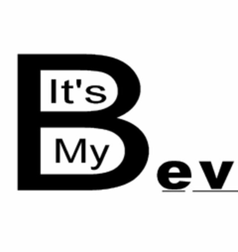 IT'S MY BEV Logo (USPTO, 06/09/2009)