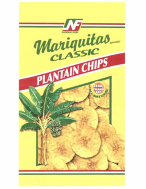 MARIQUITAS BRAND CLASSIC MANUFACTURED IN THE USA PLANTAIN CHIPS Logo (USPTO, 08/25/2009)