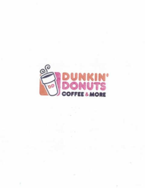 DUNKIN' DONUTS DD COFFEE & MORE Logo (USPTO, 12/15/2009)