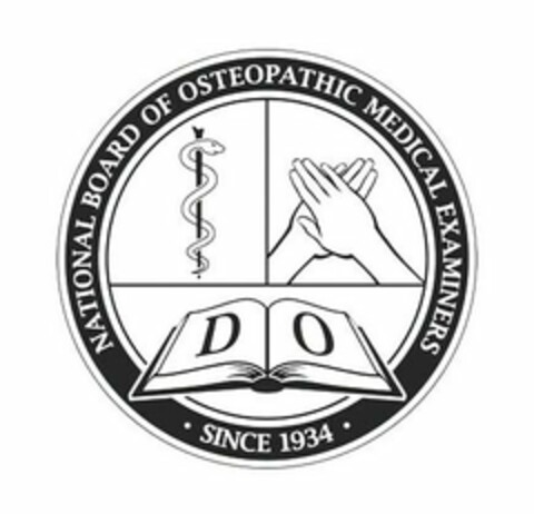 NATIONAL BOARD OF OSTEOPATHIC MEDICAL EXAMINERS SINCE 1934 DO Logo (USPTO, 14.10.2010)