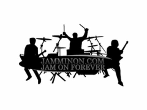 JAMMINON.COM JAM ON FOREVER Logo (USPTO, 28.10.2011)