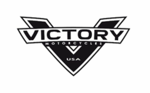 V VICTORY MOTORCYCLES USA Logo (USPTO, 23.02.2012)