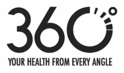 360° YOUR HEALTH FROM EVERY ANGLE Logo (USPTO, 22.03.2012)