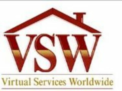 VSW VIRTUAL SERVICES WORLDWIDE Logo (USPTO, 26.10.2012)