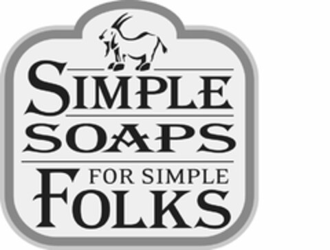 SIMPLE SOAPS FOR SIMPLE FOLKS Logo (USPTO, 13.02.2013)