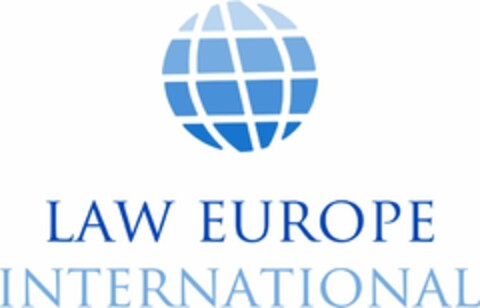 LAW EUROPE INTERNATIONAL Logo (USPTO, 28.08.2013)