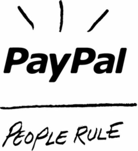 PAYPAL PEOPLE RULE Logo (USPTO, 01/17/2014)