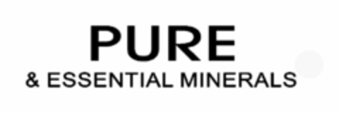 PURE & ESSENTIAL MINERALS Logo (USPTO, 14.10.2014)