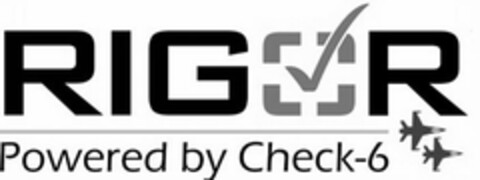 RIGOR POWERED BY CHECK-6 Logo (USPTO, 20.10.2014)