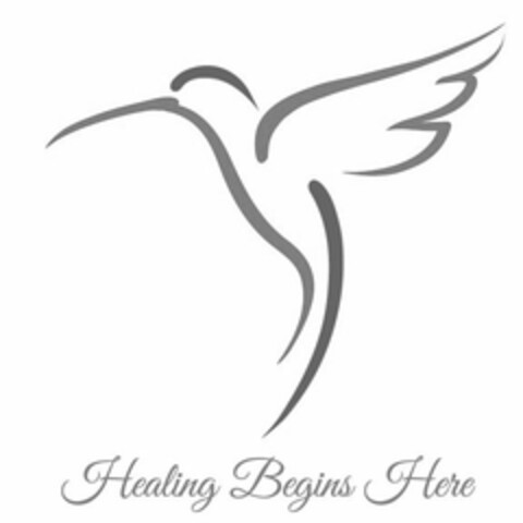 HEALING BEGINS HERE Logo (USPTO, 02.09.2015)