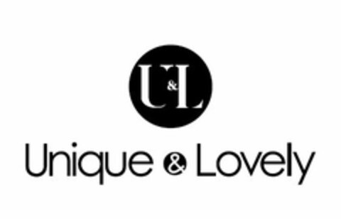 U&L UNIQUE & LOVELY Logo (USPTO, 22.10.2015)