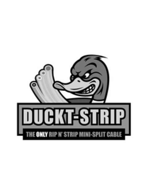 DUCKT-STRIP THE ONLY RIP N' STRIP MINI-SPLIT CABLE Logo (USPTO, 01/19/2016)