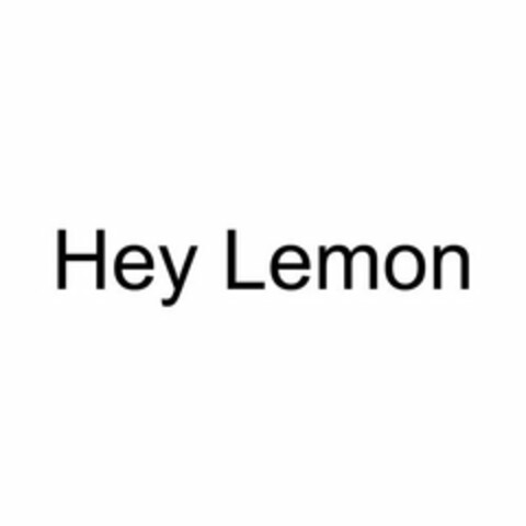 HEY LEMON Logo (USPTO, 12.07.2016)