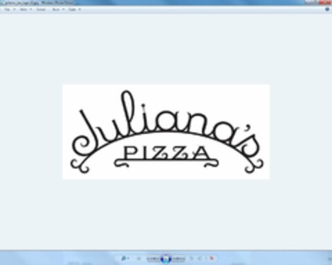 JULIANA'S PIZZA Logo (USPTO, 16.08.2016)