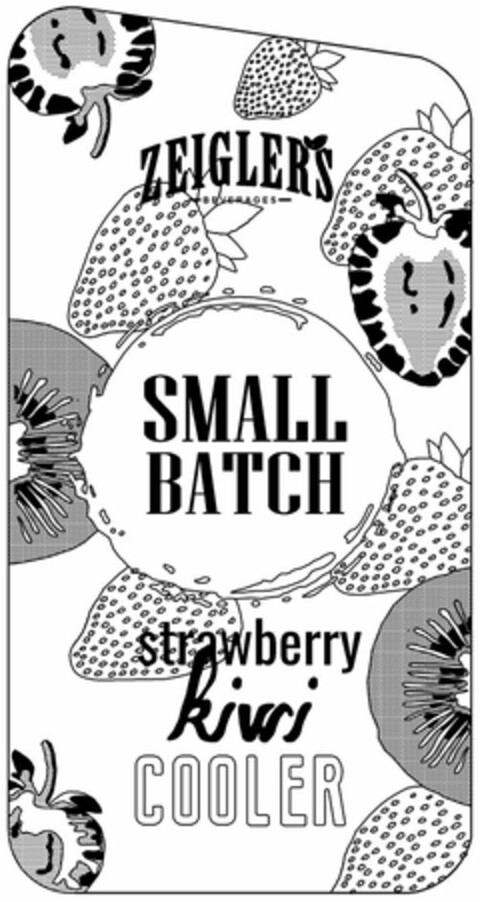 ZEIGLER'S BEVERAGES SMALL BATCH STRAWBERRY KIWI COOLER Logo (USPTO, 21.09.2016)