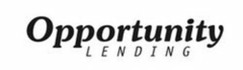 OPPORTUNITY LENDING Logo (USPTO, 18.10.2016)