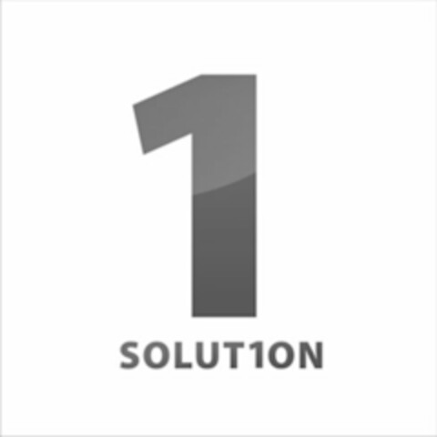 1 SOLUT1ON Logo (USPTO, 20.10.2016)