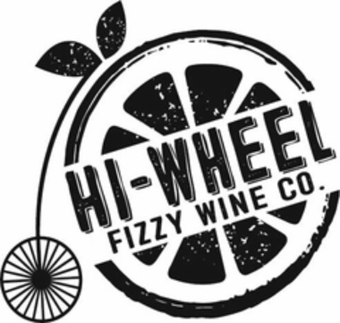 HI-WHEEL FIZZY WINE CO. Logo (USPTO, 26.10.2016)
