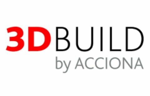 3D BUILD BY ACCIONA Logo (USPTO, 04.01.2017)