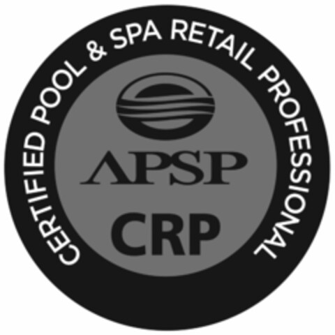 APSP CRP CERTIFIED POOL & SPA RETAIL PROFESSIONAL Logo (USPTO, 11.05.2018)