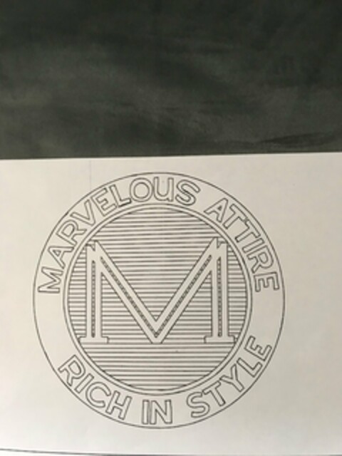 M MARVELOUS ATTIRE RICH IN STYLE Logo (USPTO, 14.10.2018)