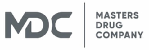 MDC MASTERS DRUG COMPANY Logo (USPTO, 04/23/2019)